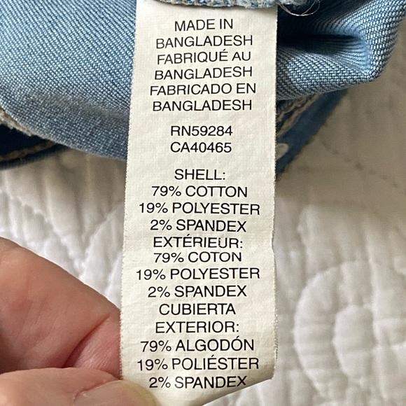 Place Denim Jacket Kids Size XS 4 Classic Medium Wash - Picture 4 of 11